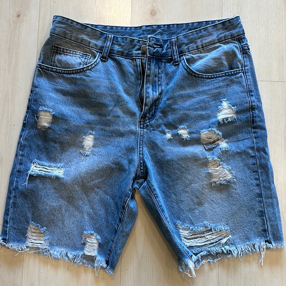 New Cut Off Denim Shorts